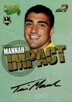 2010 NRL Champions - Impact Signature Gold #IS38 Tim Mannah Front
